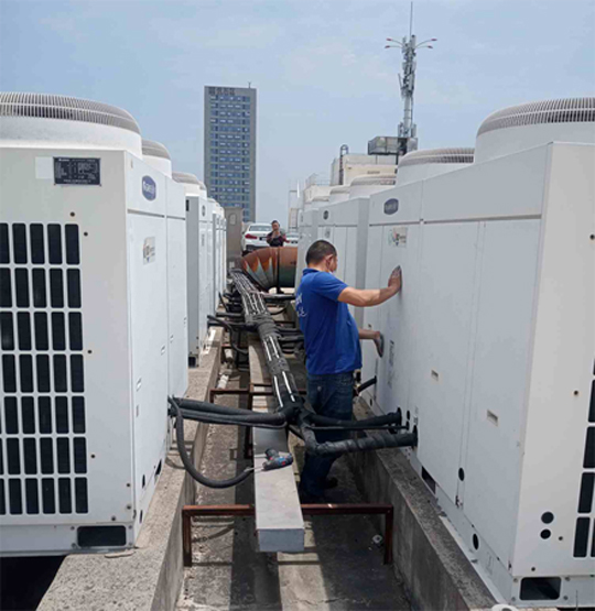 乌兰浩特中央空调制热和不制冷系统维修方法